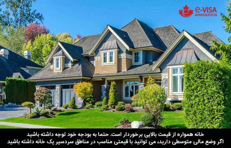 قیمت ملک در کانادا